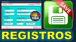 MACRO PARA GUARDAR REGISTROS CON FORMULARIO EN EXCEL @JANSCONSULTING