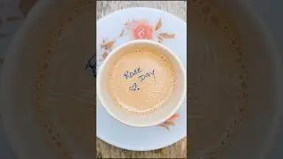 Happy rose day status🌹tea ☕ Art 🎨 || Rose day status 2025 | #shorts #trending #roseday