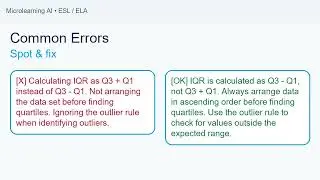 Quartiles and box plots