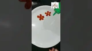 easiest sauce plating ideas/ skill part 11 #shorts #shortvideo #platingideas #plating