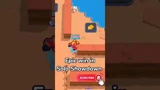 Epic win in Solo Showdown #brawlstars #brawlstar #viral #crow #surge #edgar #soloshowdown #epicwin