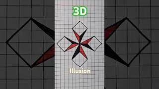 3D Illusion 😱🤔.. #shorts #3d #opticalillusion #illusion #suspense #thriller #viralshorts #art