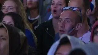Euro 2016: Paris fan zone treated to goal-rich clash
