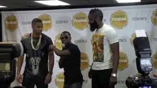 Kevin Hart Takes Over Trey Songz Press Conference with James Harden