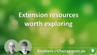 Extension resources worth exploring
