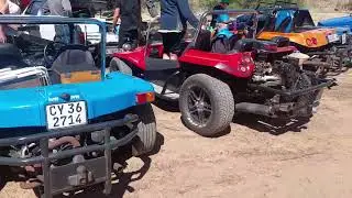 Wild Buggers Take a Pit Stop: Buggies Parked at Zone 7! #wildbuggers #aircooledvw #beachbuggy