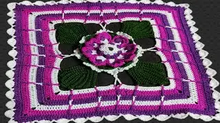 New Crochet Thalposh tutorial Vedio Very beautiful design part -8#Creativeworldthalposhdesign ||🧶💯👌🙏