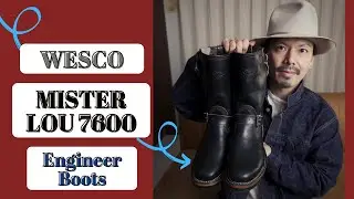 ウエスコのスペシャルな馬革エンジニアブーツ届きました！【ビンテージモデル MISTER LOU 7600　アメリカホーウィン社のブラックホースハイド】