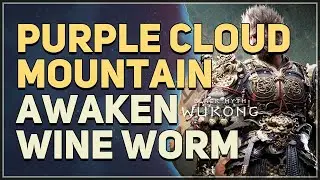 Purple Cloud Mountain Awaken Wine Worm Location Black Myth Wukong