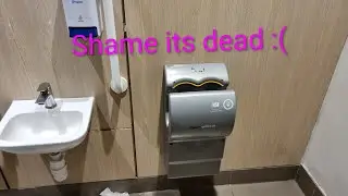Broken Dyson Airblade AB03 at John Lewis in Westfield Stratford City, London (Ground Floor)