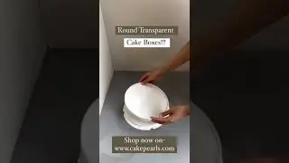 Transparent Cake Boxes 🎂 Showcase Your Creations with Elegance | Cake Pearls #transparentcakeboxes