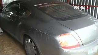 Polska Policja - Skradziony w Niemczech bentley odzyskany
