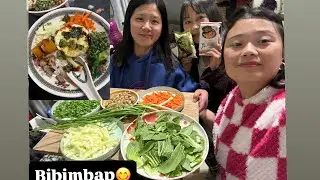 My daily vlog #How to make Healthy,delicious Bibimbap😋