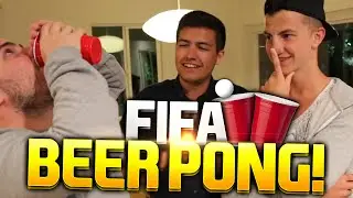 FIFA BEER PONG w/YOUTUBERS HUGE 100K PACKS DISCARD CHALLENGE