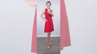 Red Dress 💃 Red Coat &hearts;️ #shorts
