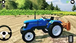 Sonalika Tractor Rotaveter salaya 🔥 Tractor Farming Driving Games | Indian Tractor Game Video