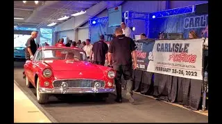 1955 Ford Thunderbird Crosses the Block At the 2021 Fall Carlisle Auction  1 Minute Car Show
