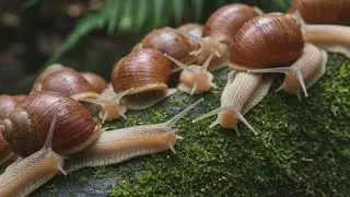 &lrm;Can He Make It? Snail Survival in the Garden! 😱 #Nature #Survival