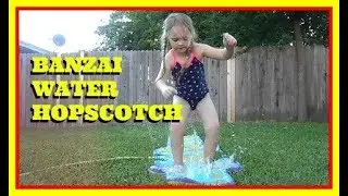 Banzai Aqua Blast Hopscotch Water Toy Demonstration