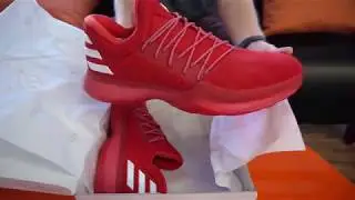 Adidas Harden Vol.1 Men's Basketball shoe SKU# CQ1404  RevUp Sports Unboxing