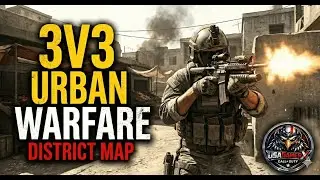 INTENSE 3v3 Urban Warfare!  Call of Duty 4:  District Team Deathmatch