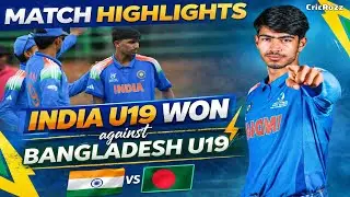 IND vs BAN Under 19 World Cup 2026 Match Highlights 2026 | U-19 World Cup Highlights #viratkohli