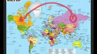 Top 10 largest #Countries of the World  | through World Map | According to Area |