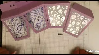 DIY Halloween Treat Box Tutorial | Milk box gift box- #Alinacutle&reg; #AlinaCraft #handmadecards