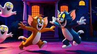 Tom & Jerry Haunted House Hilarity 👻😂 | Funny Ghost Chase | Kids Cartoon Animation
