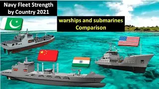Navy Fleet Strength by Country | warships and submarines comparison 2021