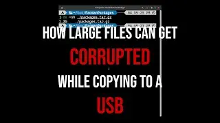 Common Mistake made by Beginners while copying large files to a USB