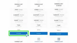 How to start farming PLCUX?