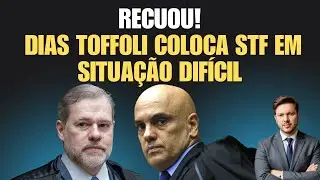 Press&atilde;o no STF: TOFFOLI Recuou no Caso BANCO MASTER. 