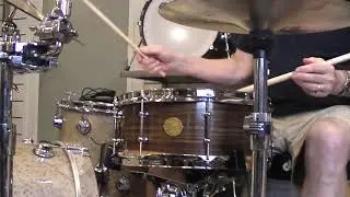 Doc Sweeney Drums Hot Fudge 6.5x14 Solid Steam Bent Walnut Snare