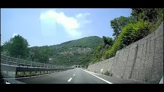 Liguria E80 Road without tunnels Italy travel
