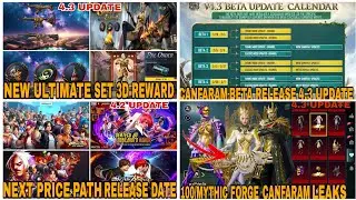 100/MYTHIC FORGE CANFARAM REWARD 4.3 UPDATE//FRIST BETA RELEASE DATE/A17 BONUS PASS REWARD//NEW M416