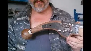 Wheellock pistol build 1650 pt 36 mor bone and horn inlay