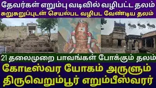 திருவெறும்பூர் எறும்பீசுவரர் கோயில் | 21 தலைமுறை பாவங்கள் நீங்க வழிபட வேண்டிய தலம் | Ant Temple 🐜🐜🐜