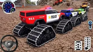 Juegos De Carros - Police Monster Truck Impossilbe Driver #18- US Car Stunts Racing Android Gameplay