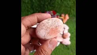 Scolecite Crystal Palm Worry Stone | Healing Gemstone | Wholesale Market India | Online Business
