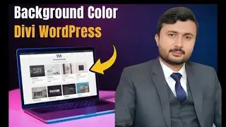 How to set a background color for a page in divi wordpress website