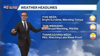 Temps keep warming up in Central Florida | November 19 forecast