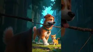 The Dog Who Saved the Cat #DogAndCat#Kindness#ShortStoryForKids#EnglishForKids#CuteAnimals