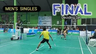 Men's Singles FINAL / Deciding set - Laa Talar 🆚 Hemam..🏸🏸