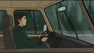 Rainy Camping Night in the Forest 🚐🌧️  Cozy Instrumental & Rain Sounds for Sleep