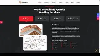 Roofplan - Roofing Services WordPress Theme  RTL repair service roofing
