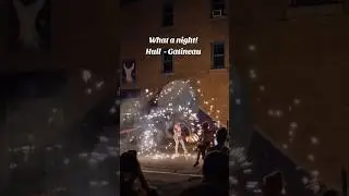 Friday Night in #VieuxHull &mdash; Fire Shows, Rooftop Dance & Pure Energy #GatineauNight #QuebecNightlife