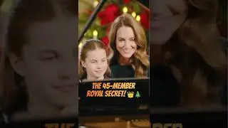 The 45 Member Royal Secret! 👑🎄 #catherine #royalfamily #christmas #shorts