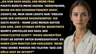 Meine Frau warf mich raus und nannte mich Versager – dann stürmte der Staat mit Waffen unser Haus