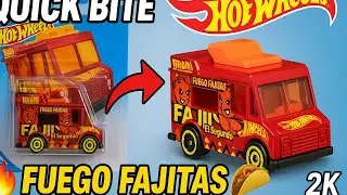 🔥 HOT WHEELS QUICK BITE FUEGO FAJITAS a PRUEBA en túnel de viento y runsible #HotWheels #Diecast
